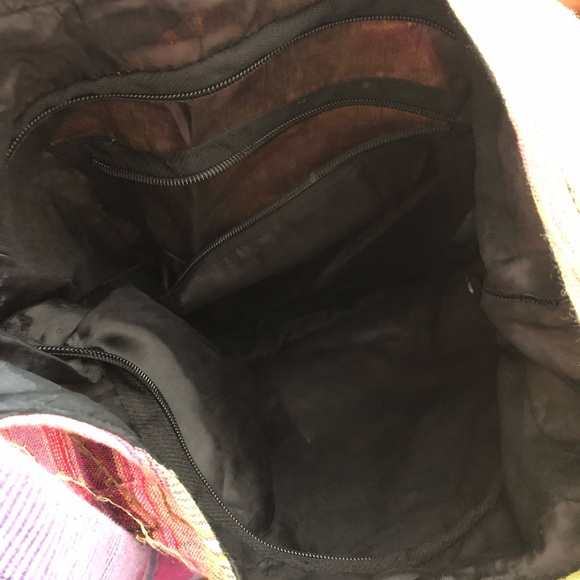 Multicoloured patchwork shoulder bag - Picture 3 of 3